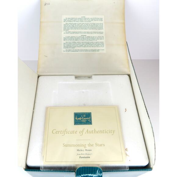 Walt Disney Classics Collection Mickey Mouse Fantasia Summoning the Stars Figure - Picture 12 of 16